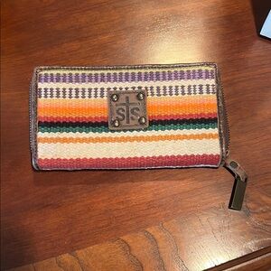 STS Ranchwear Multicolor Striped Wallet